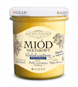 Huzar Polish Creamy Honey 400g